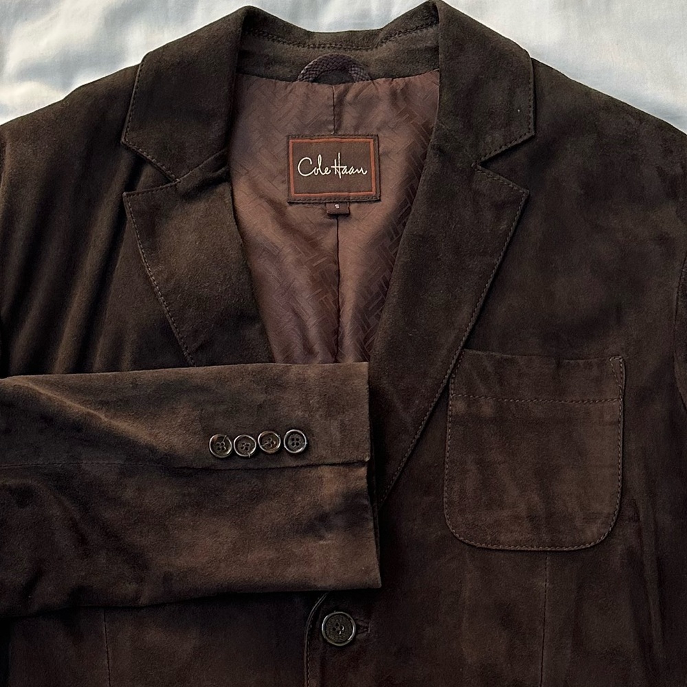 Cole Haan Men’s Suede Blazer (Size: Small)